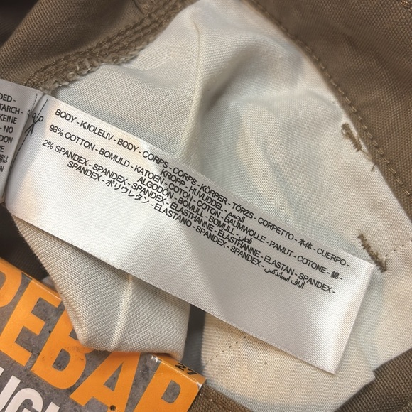 ✨Women’s Ariat Rebar Perfect Rise Stretch Made Tough Hard Working Shorts Size 27 - Picture 13 of 14